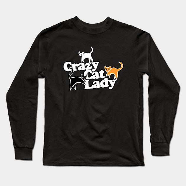 Crazy Cat lady Long Sleeve T-Shirt by bubbsnugg